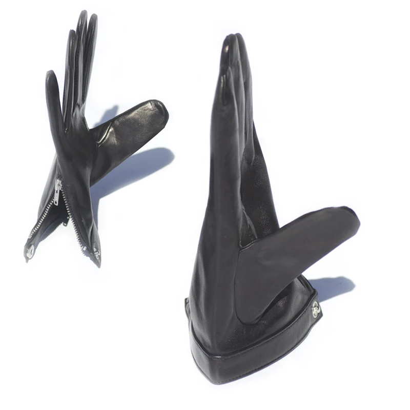 Перчатки из натуральной кожи овчины перчатки на молнии|italy leather|leather gloves buttonsglove