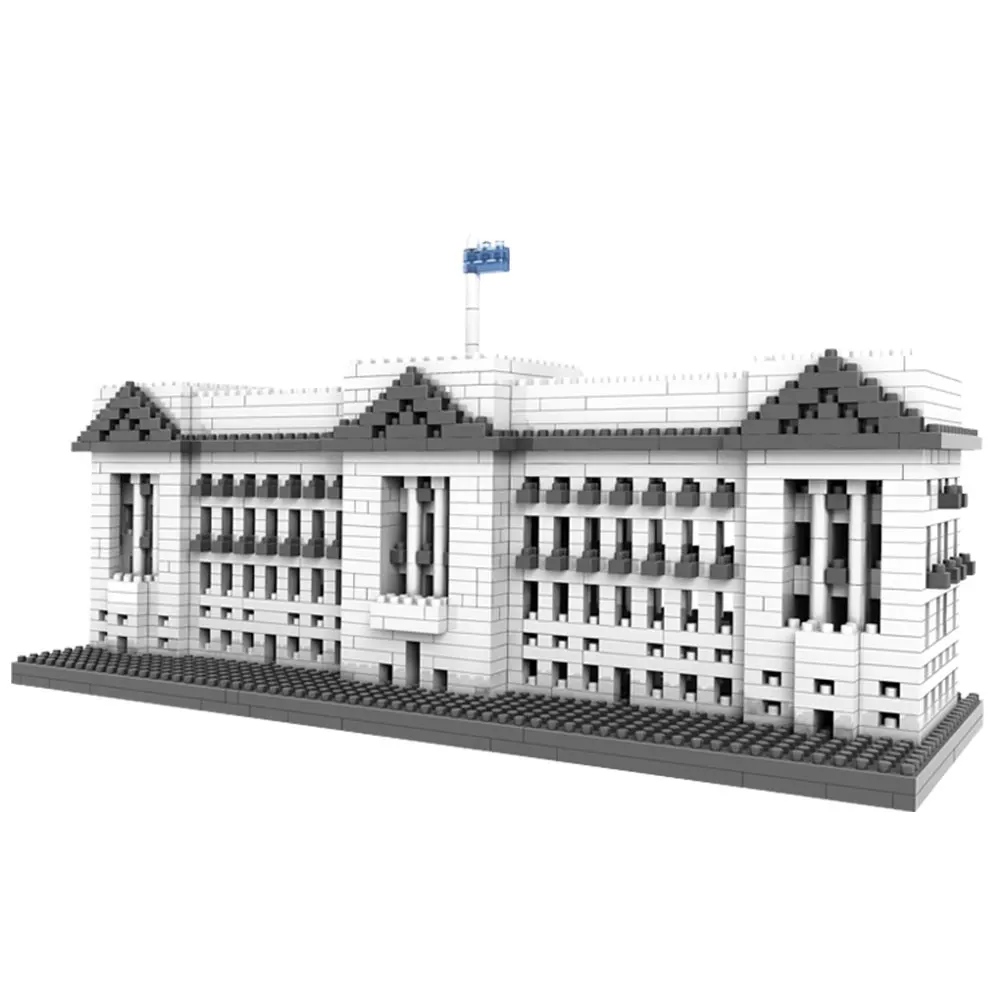 LOZ алмазные блоки Букингемский дворец всемирно известная архитектура