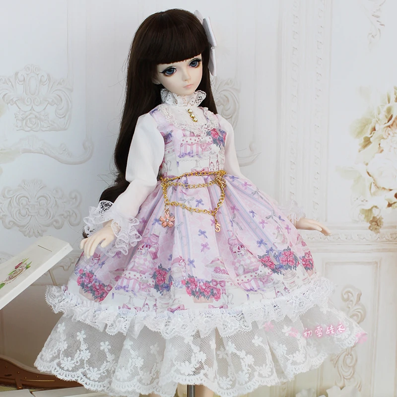 Bjd 1/4 одежда 1/6 1/3 Кукла Одежда весеннее платье набор для детей подарок игрушки BJD