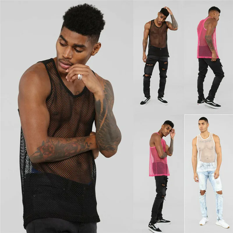 Сексуальная мужская майка без рукавов для тренировок и бодибилдинга|Майки| |