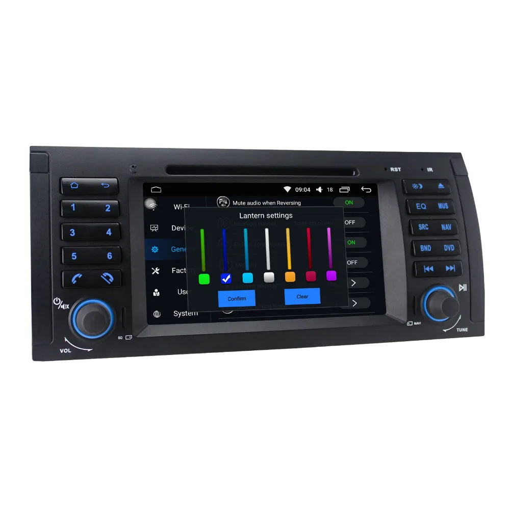 Автомагнитола на Android 8 1 со встроенным DSP 7 &quot Din 2 ГБ/32 ГБ Wi Fi HD GPS для BMW 5 серии E39 E53