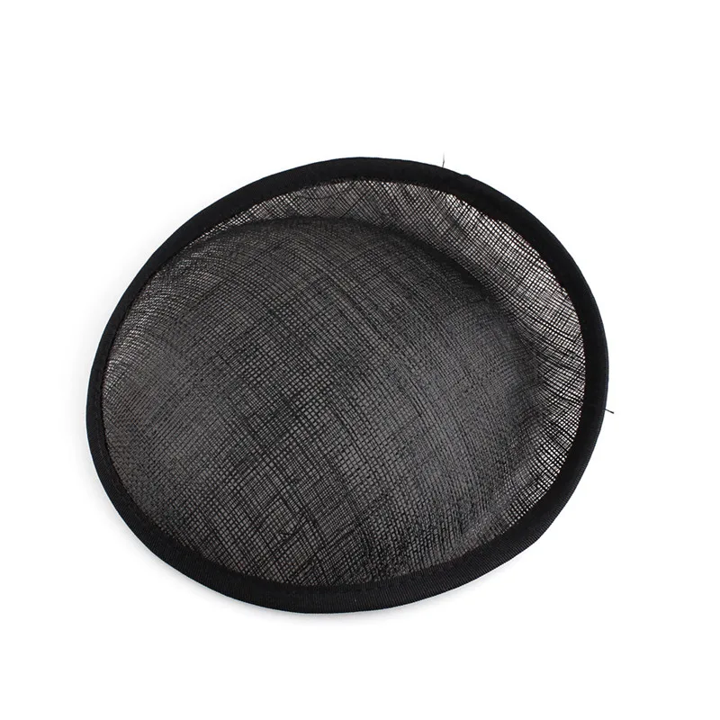 

5Pcs/Lot 18COLORS Sinamay 20CM Black Fascinator Base Hat for Women Party Church Wedding Linen Hat Base Craft Lady Hair Headwear