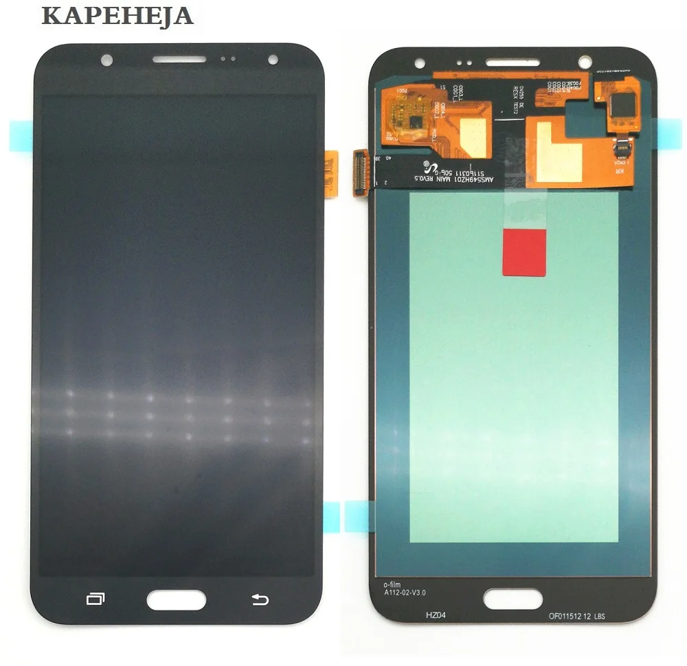 Супер AMOLED 5 &quotЗамена LCD для Samsung Galaxy J7 2015 J700 J700F J700M J700H ЖК дисплей кодирующий