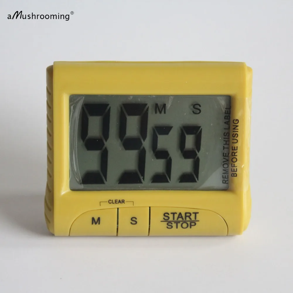 Цифровой кухонный таймер обратного отсчета с ЖК-дисплеем и громким будильником