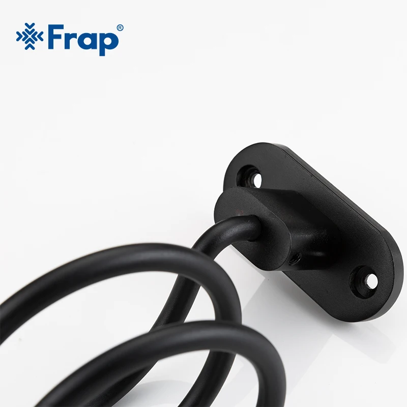 Черная настенная сушилка для волос FRAP алюминиевый настенный держатель ванной