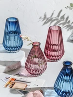 modern minimalist glass vase creative living room flower vase decoration water culture vase