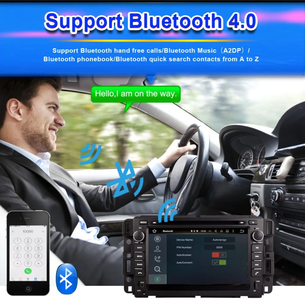 7-дюймовый экран Android 7 1/8 0 Восьмиядерный процессор 4 Гб ОЗУ 32 ПЗУ автомобильный