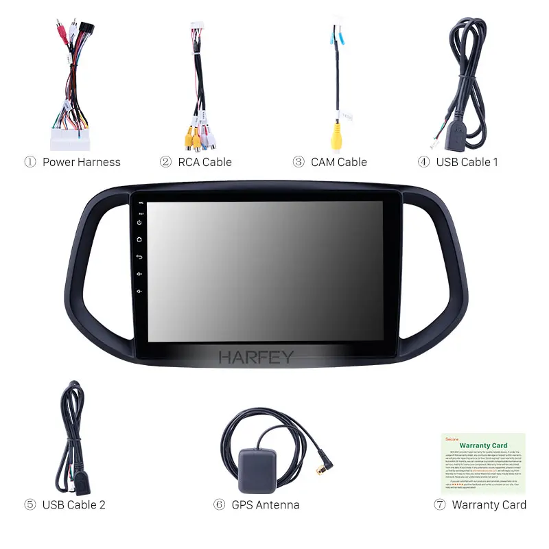 Harfey 10.1&quot GPS Radio for Kia KX3 2014 2015 2016 2017 Android 9.1 with Bluetooth WIFI Music support TPMS DVR Carplay Digital TV |