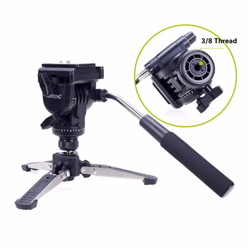 Yunteng VCT-288 камера монопод+ жидкая головка сковороды+ подставка для монопода для Canon Nikon и всех DSLR с 1/" креплением
