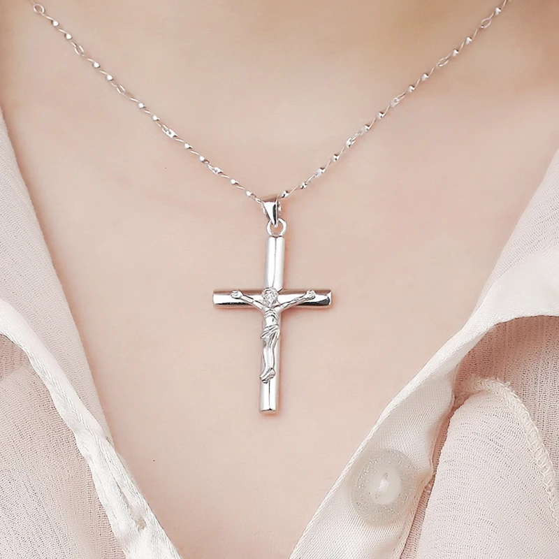 Лидер продаж модная Минималистичная Женская цепочка NK611 с кулоном в виде Креста