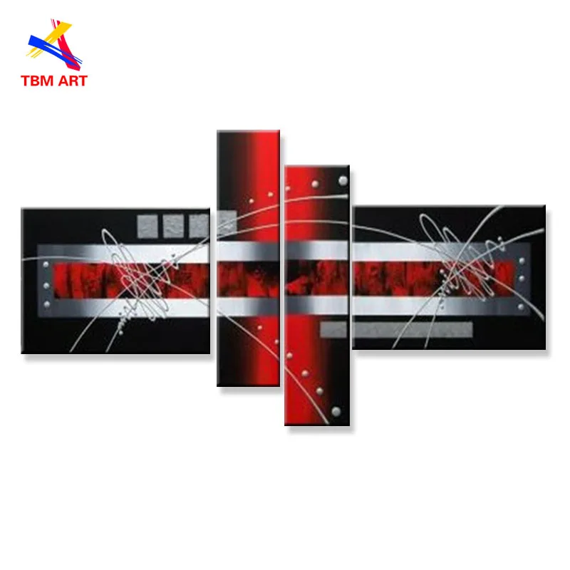 Абстрактная картина маслом на холсте ручная работа красный цвет для гостиной