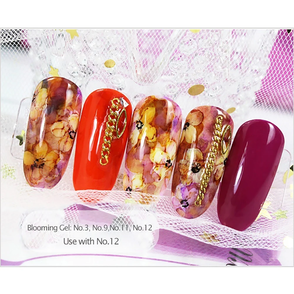 Сделай Сам акварельный лак для ногтей цветущий гель легко наносится эффект дыма