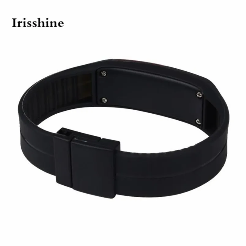 Irisshine #50 unisex couple Watches Mens Womens Rubber LED Watch Date Sports Bracelet Digital Wrist boy girl free shipping | Наручные