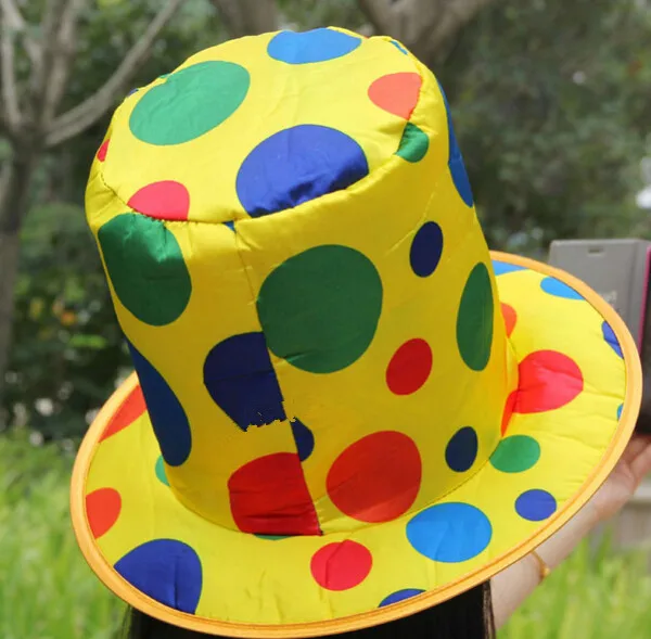 1 упаковка шляпа клоуна в горошек цирковой карнавальный аксессуар для вечеринки