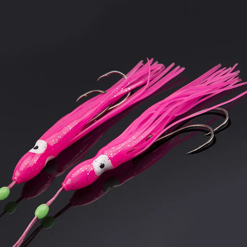 2 шт. Осьминог рыболовная приманка легко блестящие рыболовные приманки