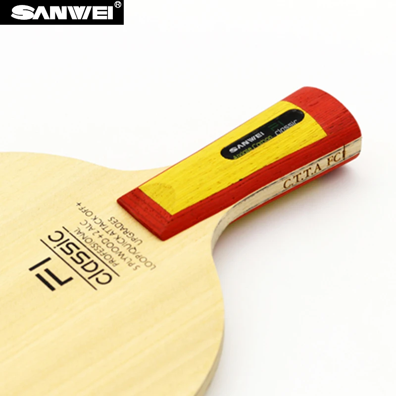 Sanwei F1 Classic (структура visaria ALC) лезвие для настольного тенниса Arylate Carbon пинг понга