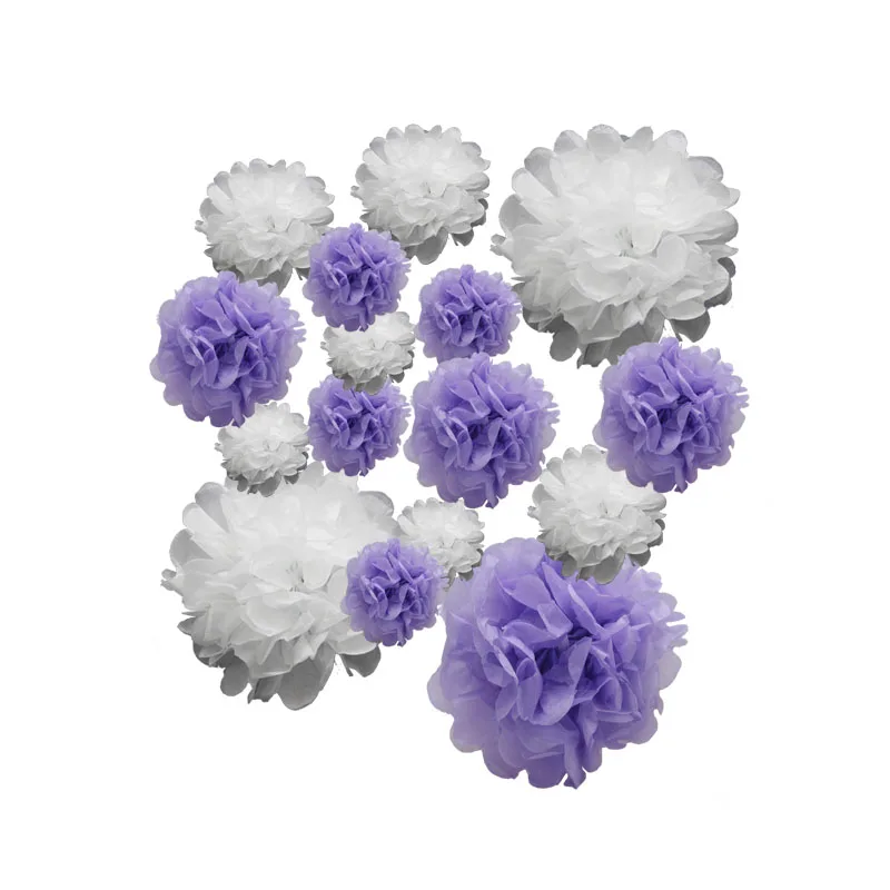 5 дюймов Хэллоуин Декор помпоны из бумаги салфеток невесты быть украшение улей