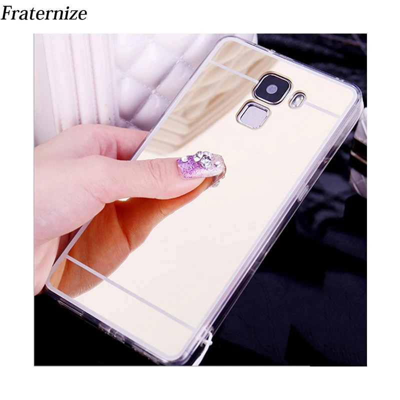 Для Huawei P8 P9 P10 P20 Lite Plus Pro Nova 2i 3E 2 2S Блестящий зеркальный Мягкий чехол из ТПУ для P Smart