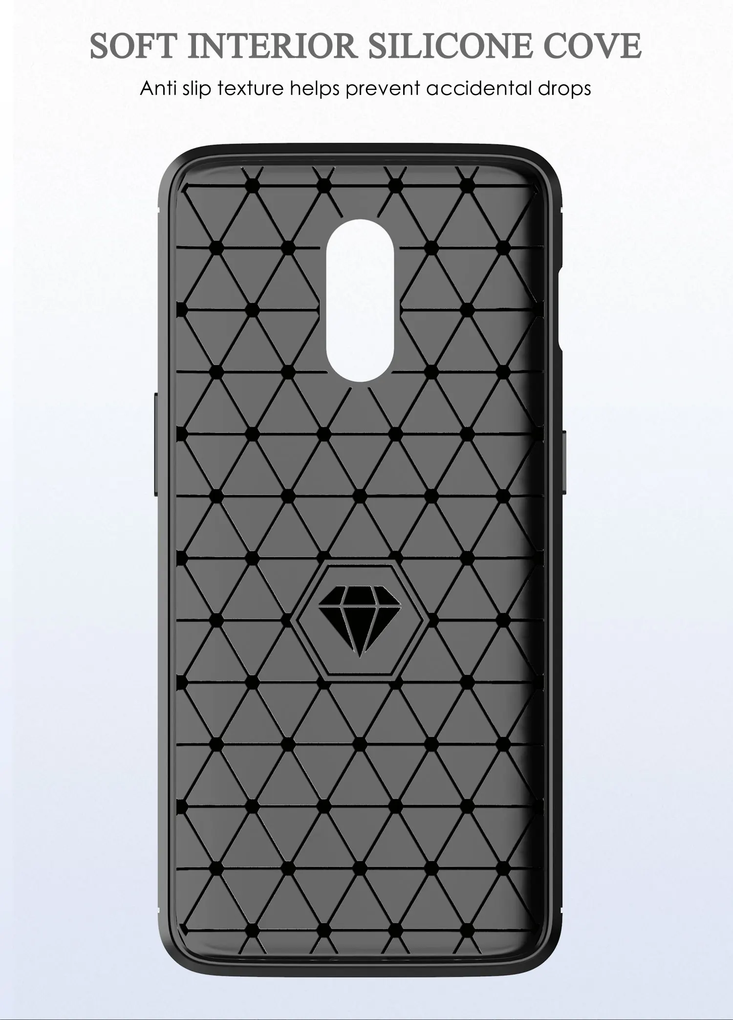 10 шт./лот чехол из углеродного волокна для OnePlus 6T 6 Матовый Мягкий силиконовый One Plus