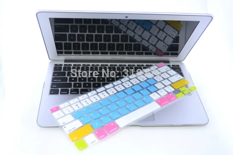Силиконовая защитная накладка на клавиатуру для Mac Book 13 15 пленка Apple Macbook Pro Air Retina 17