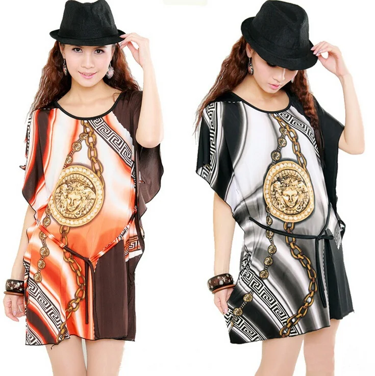 2018 женская летняя винтажная богемная Повседневная мини юбка с рукавами летучая