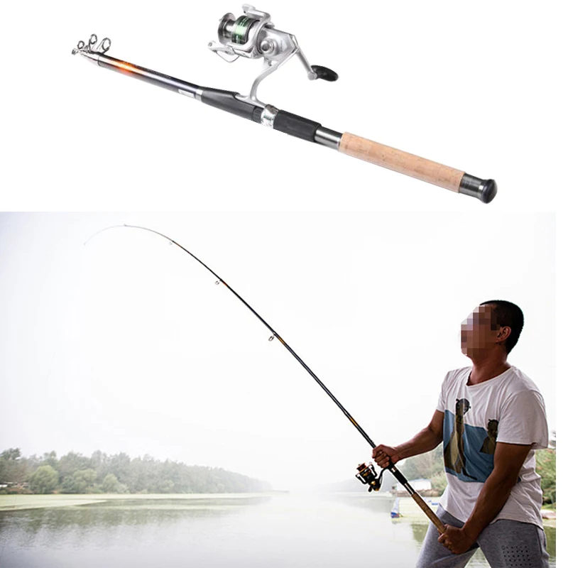 Карбоновые телескопические удочки спиннинг Apache навигаторы 2 1 м/2 7 м удочка