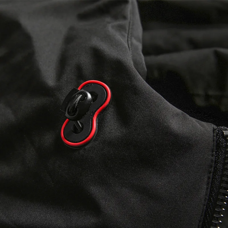 Зима большой размер XXXL-8XL Мужской Хлопковый костюм мужская длинная секция теплая Толстая черная куртка подходит для 140 кг мужская куртка