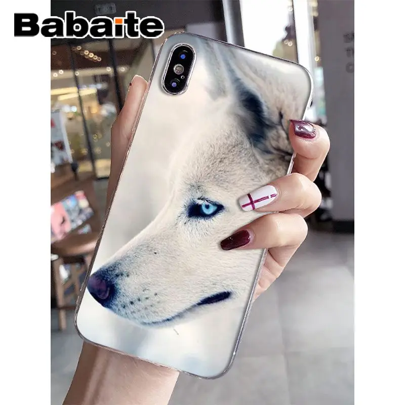 Babaite волк Красочные Симпатичные телефон интимные аксессуары чехол для Apple iPhone 8 7 6 6 S плюс X XS MAX 5 5S SE XR Чехлы мобильных телефонов