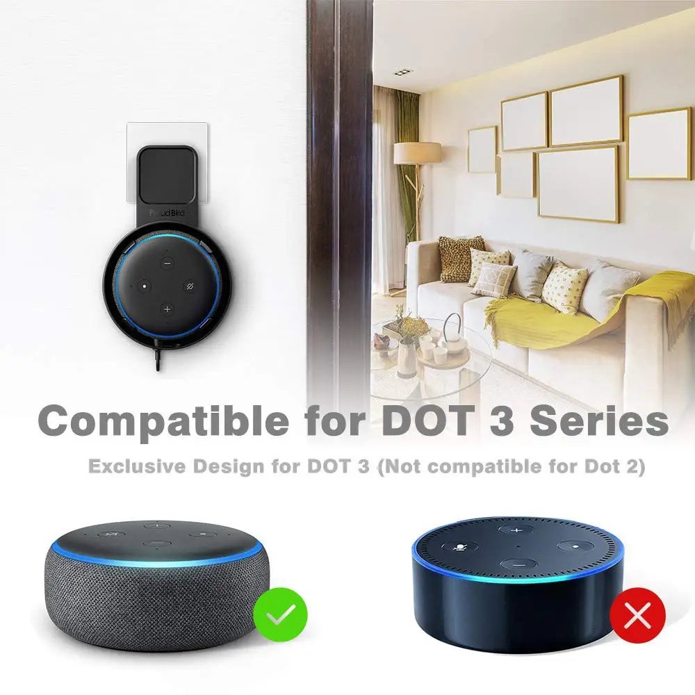 Настенный держатель GGMM P5 для колонок Amazon Echo Dot 3 го поколения|Аксессуары