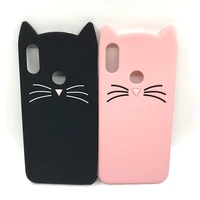 soft silicone tpu cat phone case for xiaomi mia2 mi a2 lite cute cartoon back cover for redmi 4x 5a s2 note 3 4 5 pro