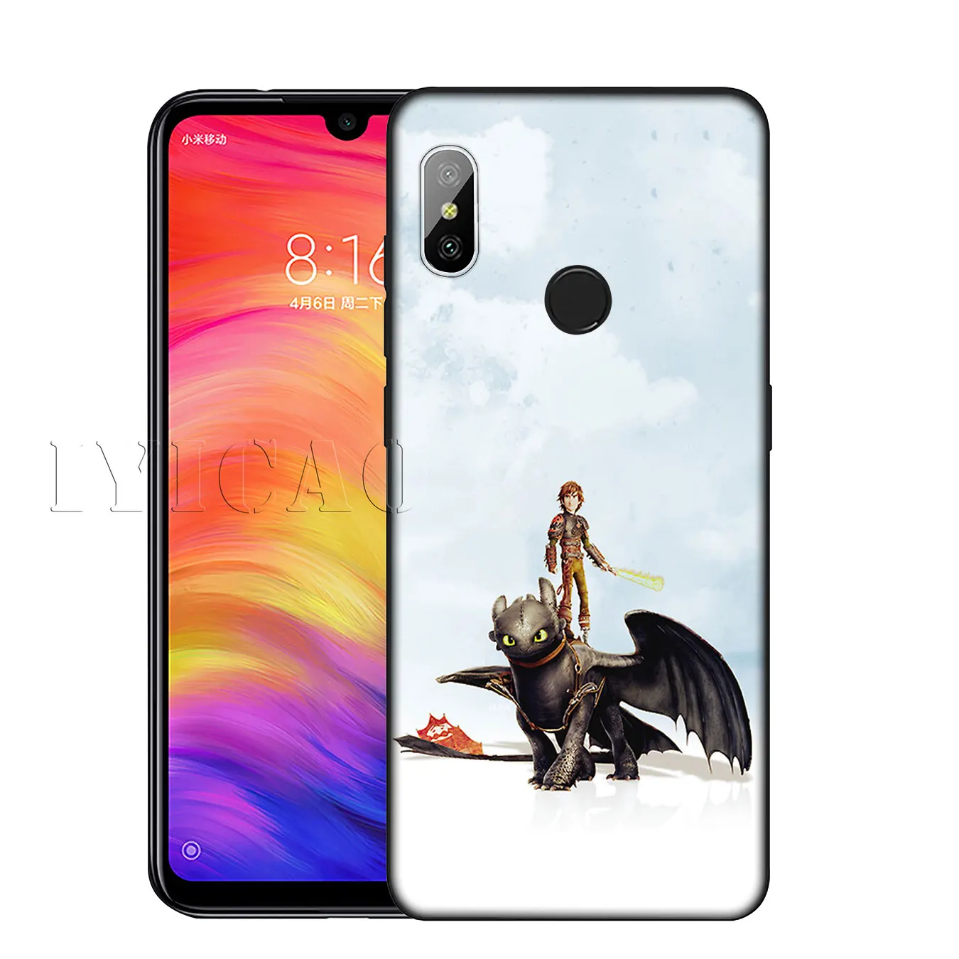 IYICAO Беззубик Как приручить дракона Мягкий силиконовый чехол для Xiaomi Mi 10 9 9T CC9 CC9E 8