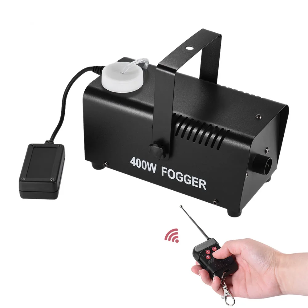 Мини LED RGB беспроводной 400 Вт туман дымовой машина Сценический Эффект диско DJ