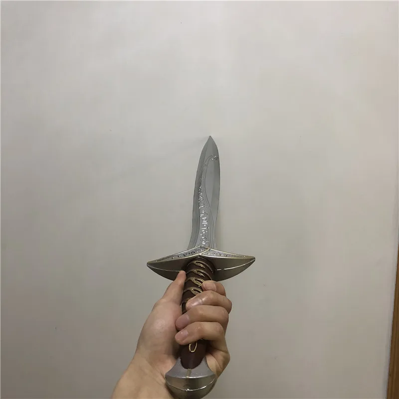 1:1 Movie Cosplay Sword 72cm Gold Sting The Hobbit Frodo Baggins Sword Kids Gift Safety PU Material