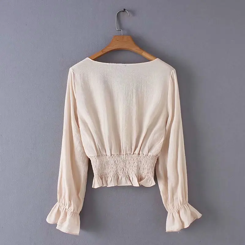 Куртка с рукавами колокольчиками в европейском и американском стиле лидер