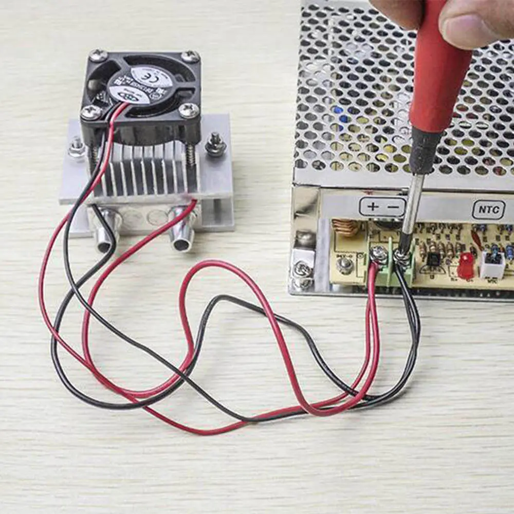 DIY Kit TEC1-12706 термоэлектрический модуль проводимости Пельтье кулер для воды система охлаждения 60 Вт полупроводниковый инструмент запчасти