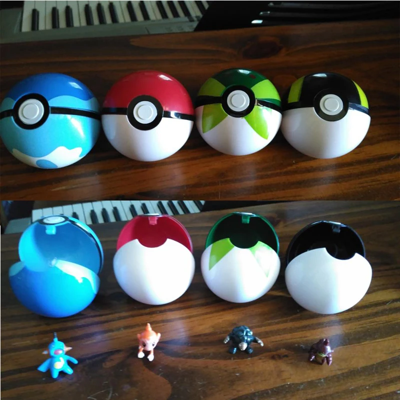 1 шт Pokeball + Бесплатные крошечные случайные фигурки внутри игрушки | Игрушки и