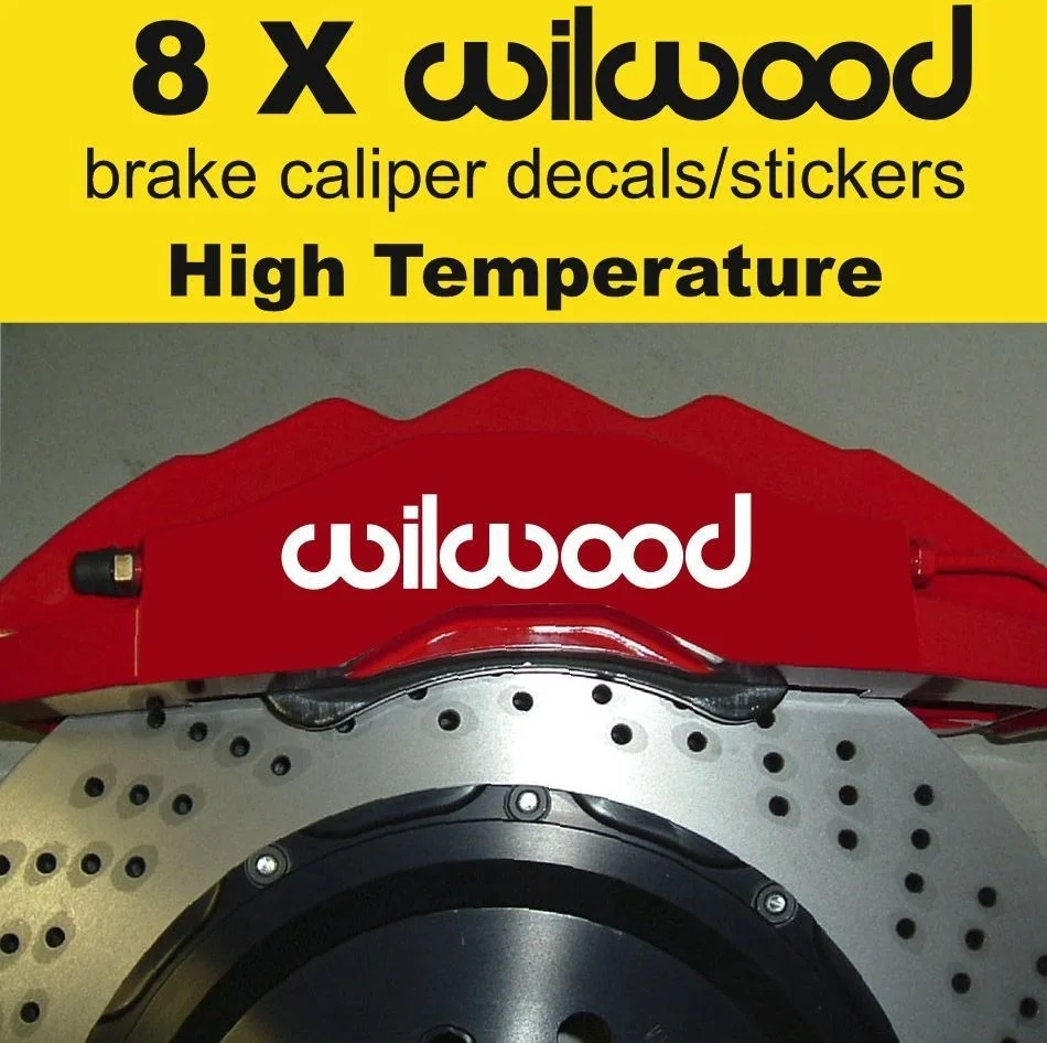 Наклейки для тормозного суппорта Wilwood 8 X виниловая эмблема графика Стайлинг