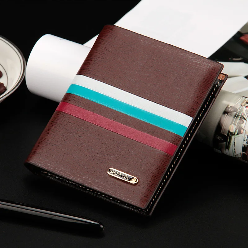 

Men's Wallets With Zipper Coin Pocket Card Holder Brand Male Purses Men Wallet Small Carteira Brand