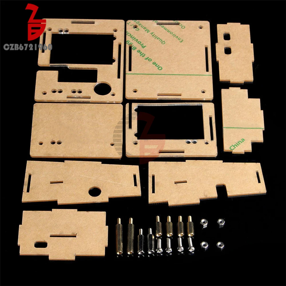 Акриловый прозрачный чехол в виде ракушки для TFT GM328 Транзистор тестер Диод LCR ESR метр ШИМ квадратная волна DIY Kit