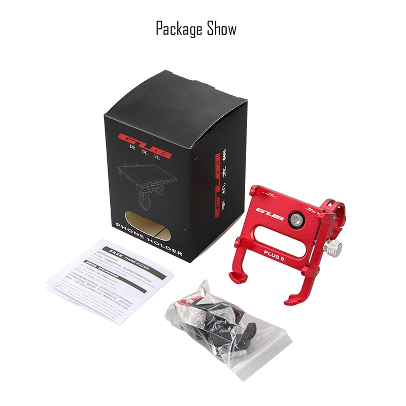 Универсальный велосипедный держатель для телефона Plus алюминиевый кронштейн