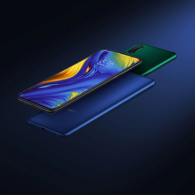 Бесплатная беспроводной зарядное устройство Xiaomi mi x 3 8 Гб 256 Snapdragon 845 Octa Core 6 39