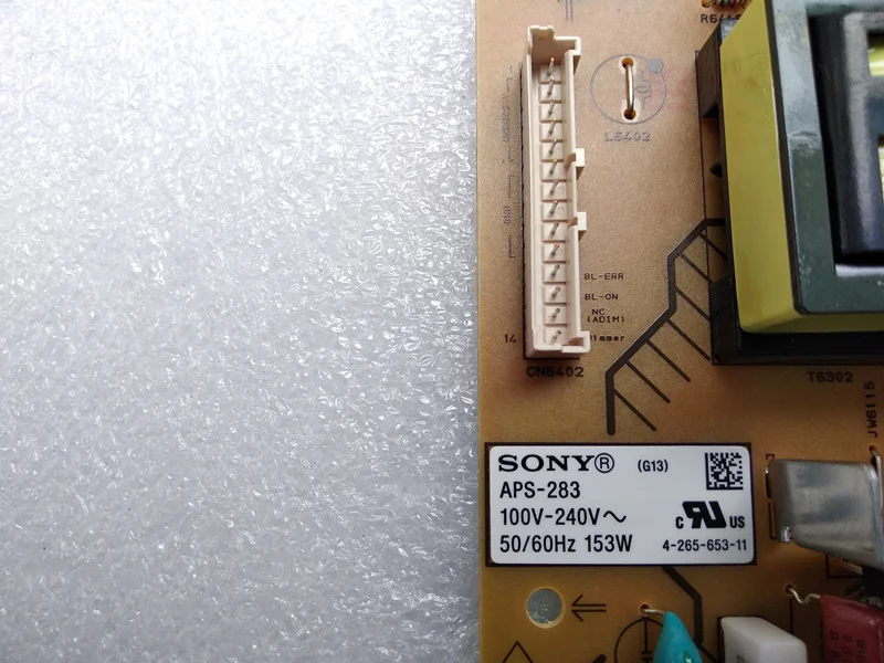SONY ТВ Мощность поставить KLV-32BX325 KLV-32BX320 KLV-32BX323 1-883-775-21 APS-283
