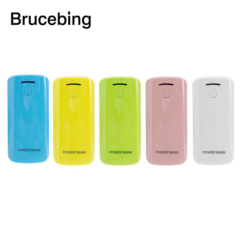 Портативный светодиодный USB 5 в 2x18650 (нет) чехол для внешнего аккумулятора