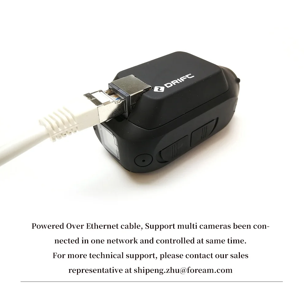Дрифт Action camera Sport Cam аксессуары Ethernet модуль для Ghost 4 K/Ghost-X