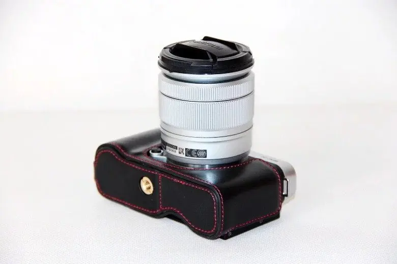 Новинка чехол для фотоаппарата FUJIFILM FUJI из искусственной кожи XA1|leather half case|half