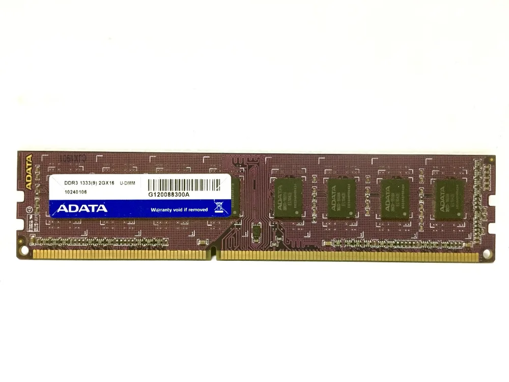 ADATA PC Память RAM Модуль памяти компьютерный Настольный DDR3 2 ГБ 4 8 PC3 1333 1600 МГц DDR2 800 4G 8G