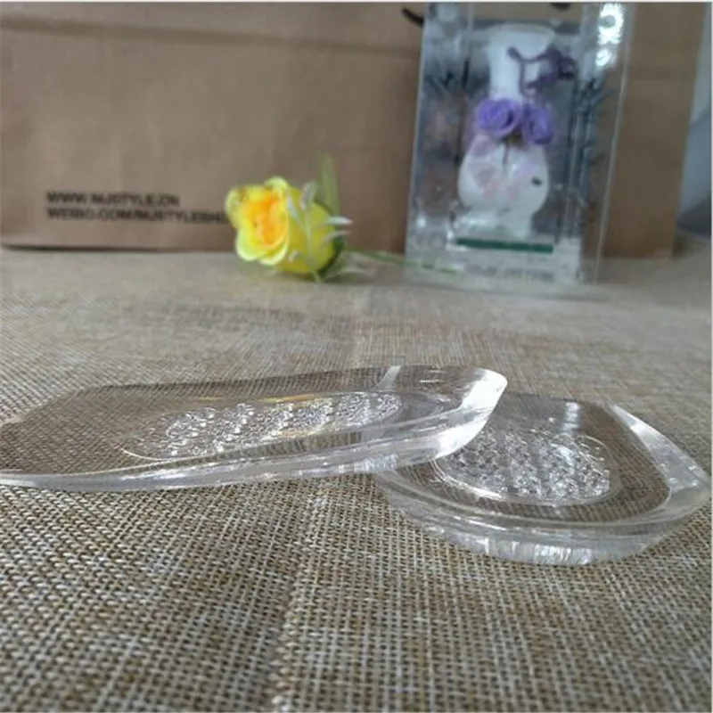 Новые силиконовые гелевые стельки подушечки для спины чашка пятки пяточной боли