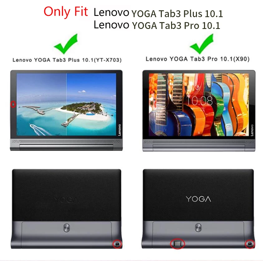 Для Lenovo Yoga Tab3 Plus 10 1 YT-X703 дюймов защитный чехол для планшета Флип PU кожаный TAB 3 X90F |