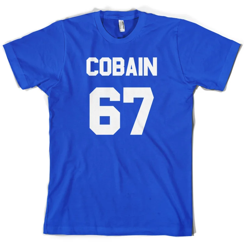 Cobain 67-Мужская футболка-Kurt-Free UK P &amp P-10 цветов-уникальные хлопковые футболки с