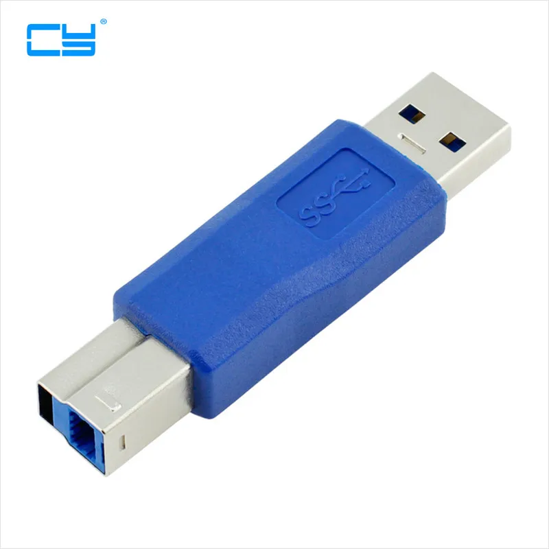 

Standard USB 3.0 Type A Male to USB 3.0 Type B Male Plug Connector Adapter USB3.0 Converter Adaptor AM to BM